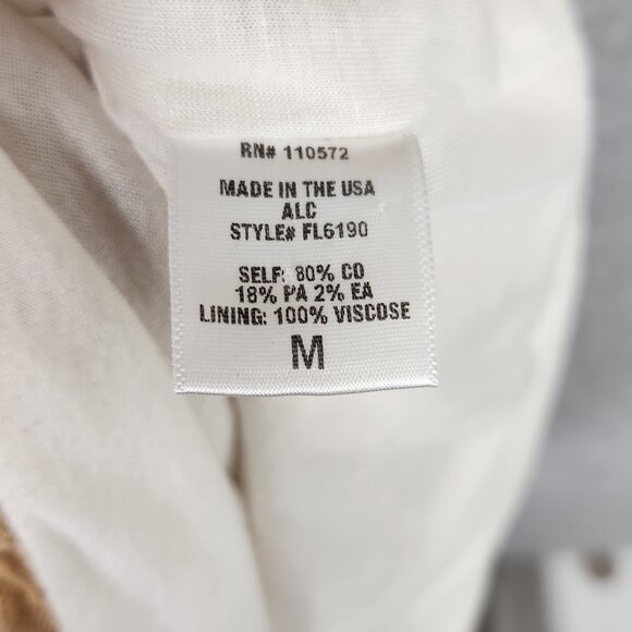 A.L.C. Lace Ruched Bodycon Dress in Tan Long Sleeve Women's Size M - Picture 7 of 11